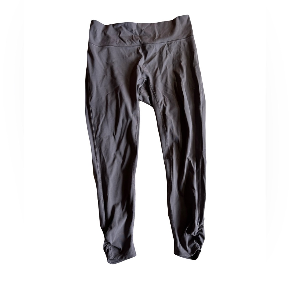 Lululemon Awakening Tights, Ruched, Cropped, Magnum Gray Mauve, Size 12